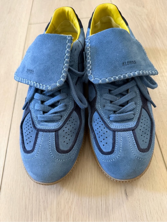 ALOHAS Other - ALOHAS TB.490 Club Suede Blue Leather Sneakers